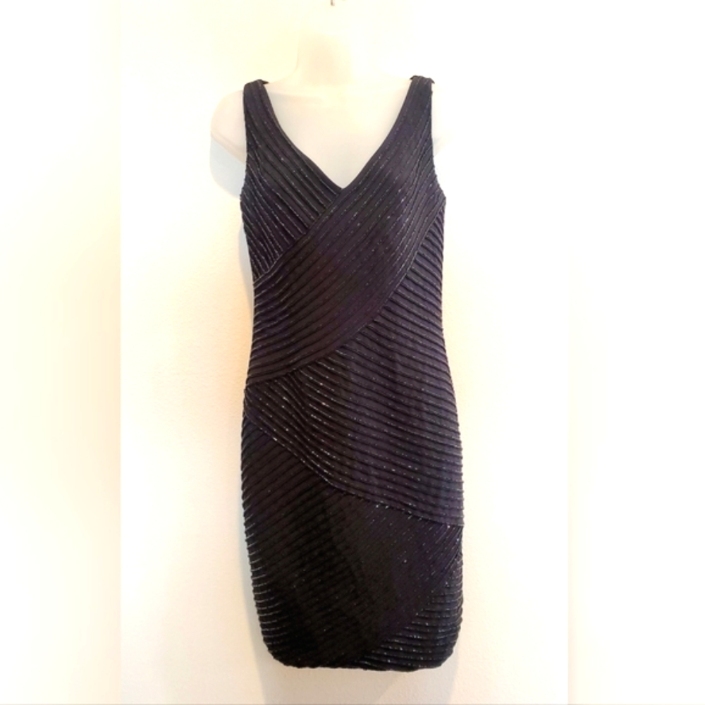 Bob Mackie Dress Beaded Cocktail Vintage 1980's